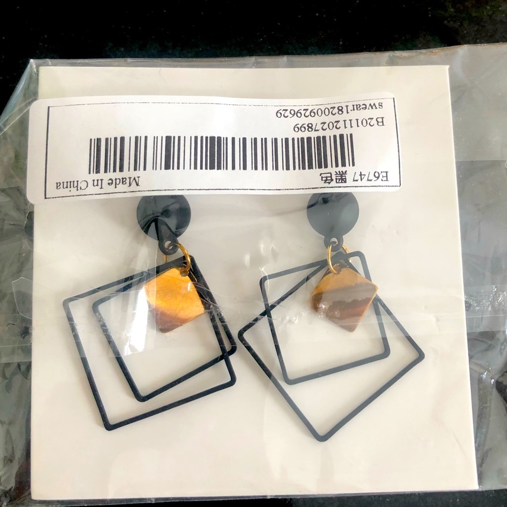 Geometric modern earrings